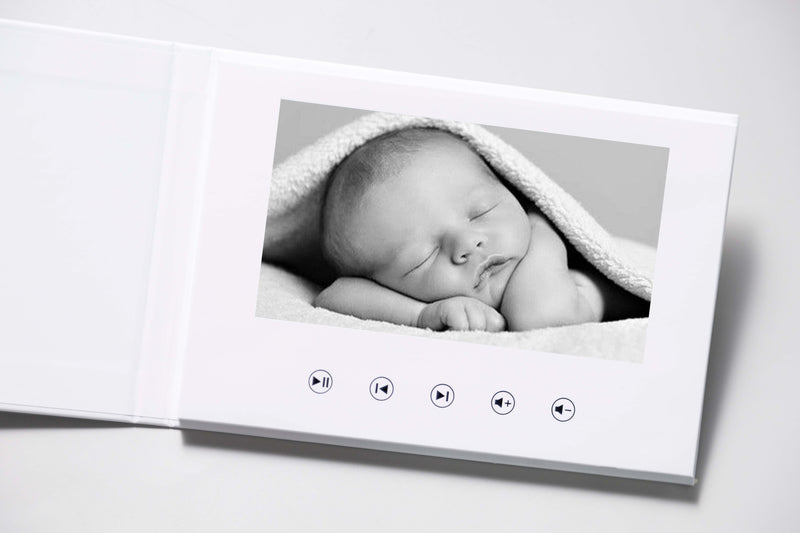 Personalized Video Book | Video Album that plays video | Wedding Gifts, Anniversary Gift, Birthday Gift, Video Gift, Video Frame